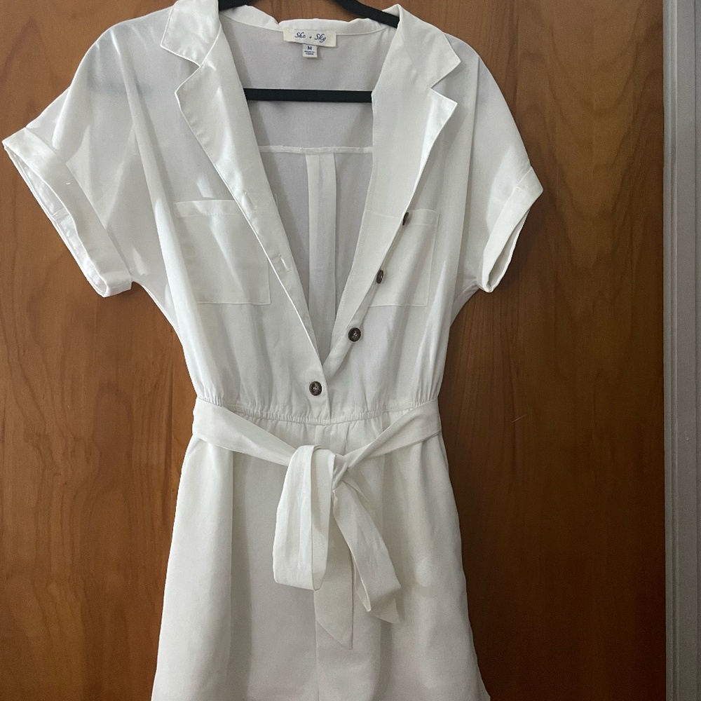White Romper